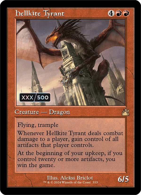 Hellkite Tyrant (Retro) (Serialized) [Ravnica Remastered] | Gamers Paradise