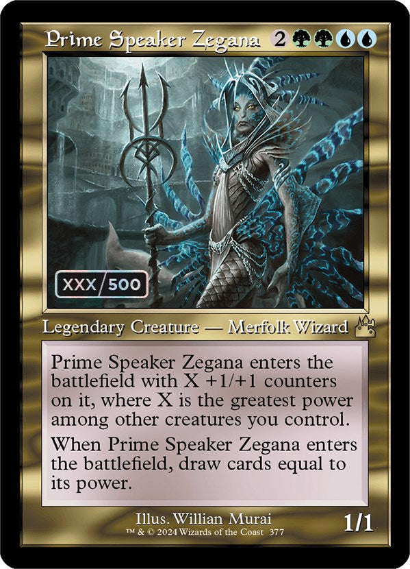 Prime Speaker Zegana (Retro) (Serialized) [Ravnica Remastered] | Gamers Paradise