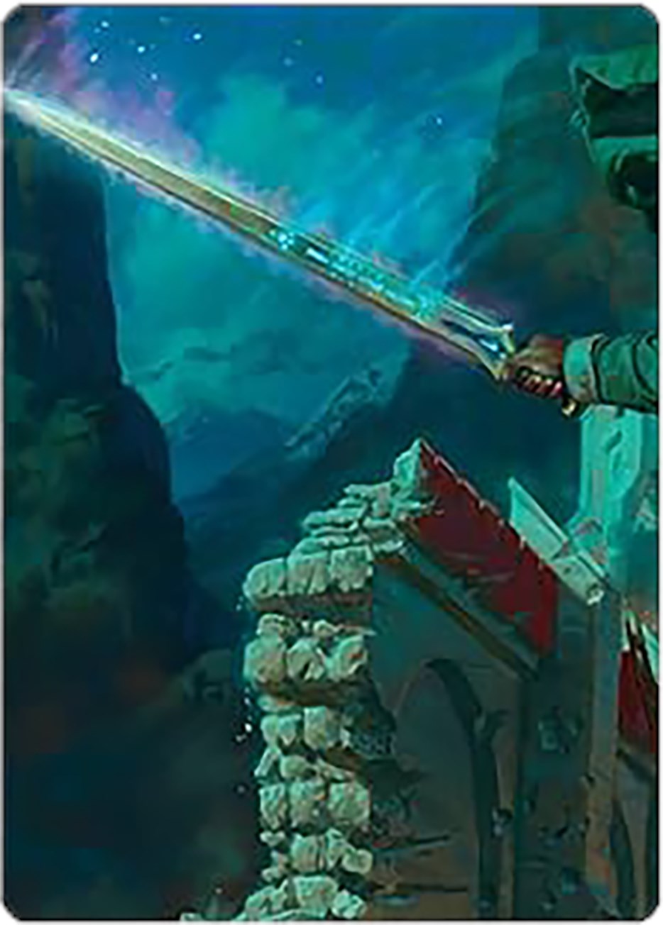 Anduril, Narsil Reforged Art Card [The Lord of the Rings: Tales of Middle-earth Art Series] | Gamers Paradise