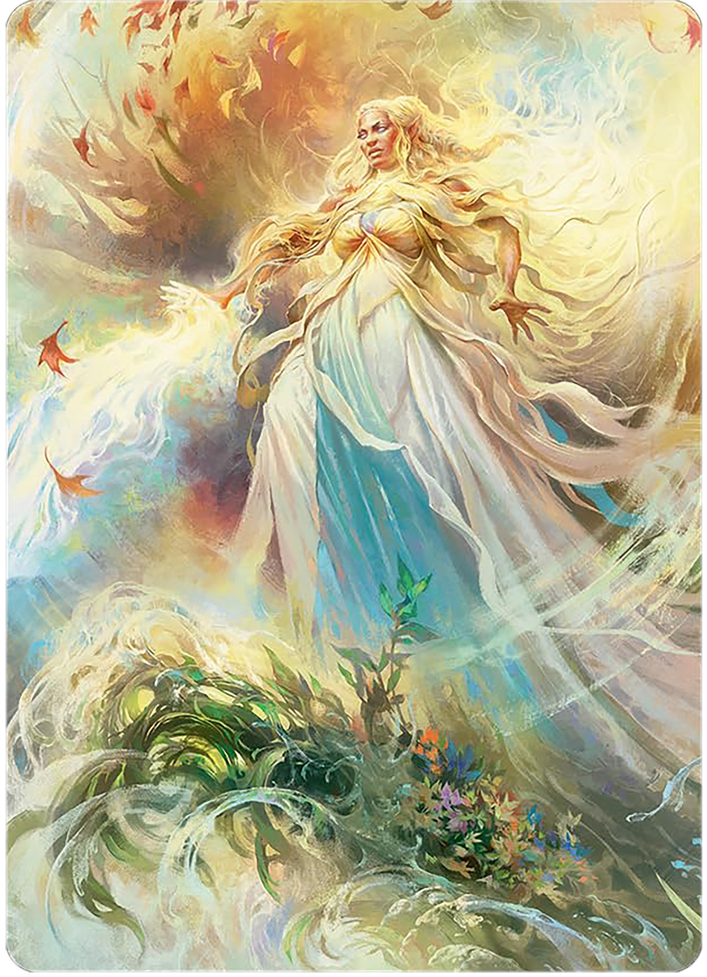 Galadriel, Light of Valinor Art Card [The Lord of the Rings: Tales of Middle-earth Art Series] | Gamers Paradise