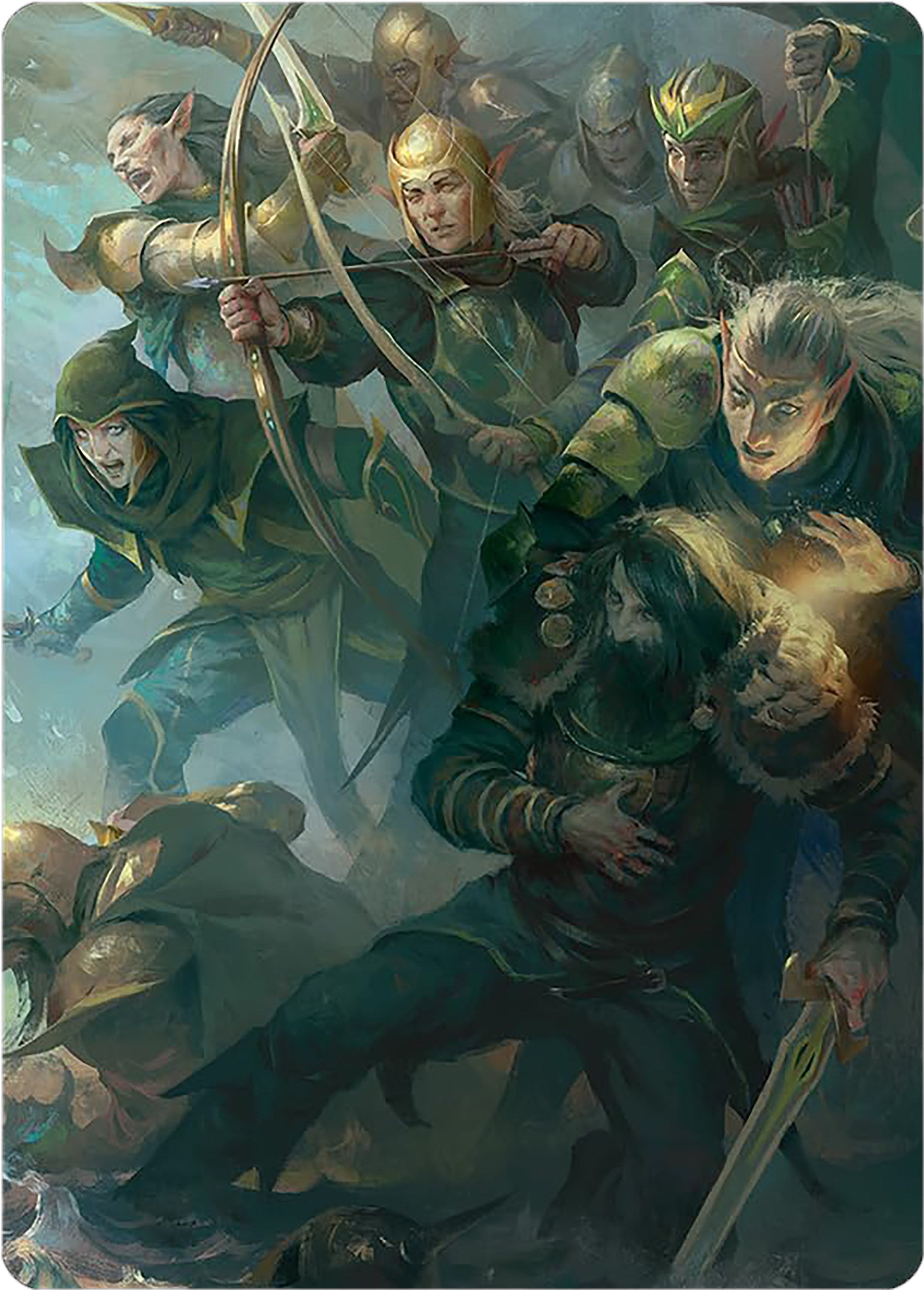 Galadhrim Brigade Art Card [The Lord of the Rings: Tales of Middle-earth Art Series] | Gamers Paradise