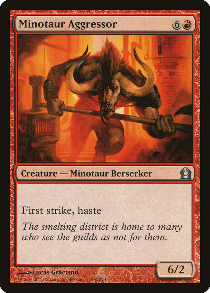 Minotaur Aggressor [Return to Ravnica] | Gamers Paradise