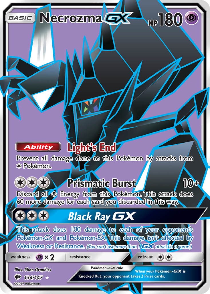 Necrozma GX (134/147) [Sun & Moon: Burning Shadows] | Gamers Paradise