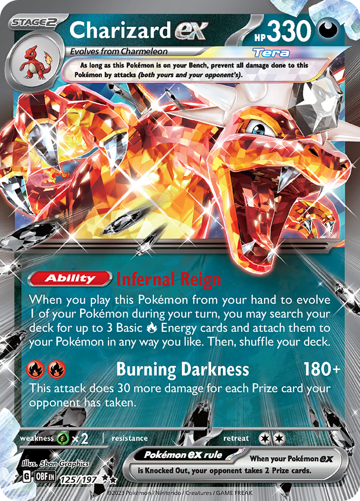 Charizard ex (125/197) [Scarlet & Violet: Obsidian Flames] | Gamers Paradise