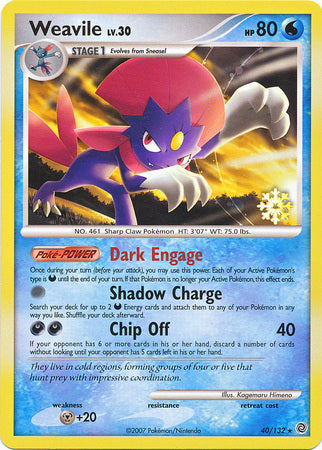 Weavile (40/132) [Countdown Calendar Promos] | Gamers Paradise