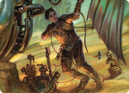 Mishra, Excavation Prodigy Art Card [The Brothers' War Art Series] | Gamers Paradise