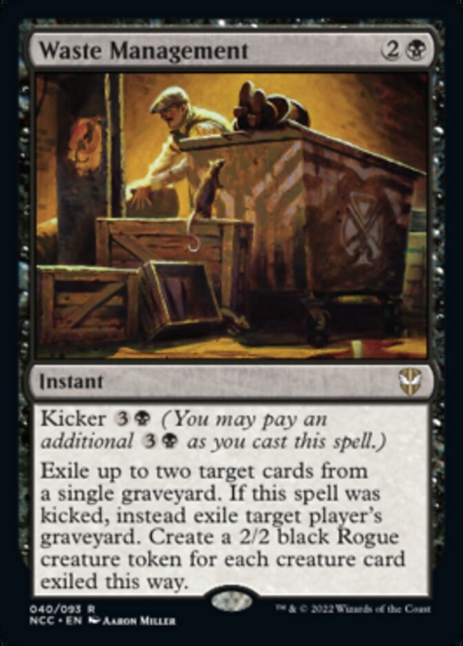 Waste Management [Streets of New Capenna Commander] | Gamers Paradise