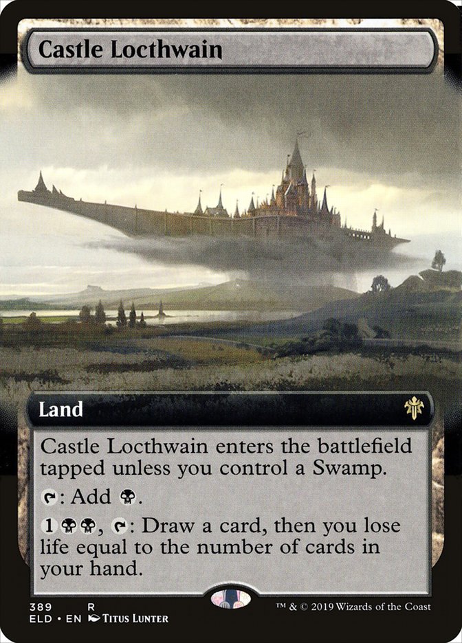Castle Locthwain (Extended Art) [Throne of Eldraine] | Gamers Paradise