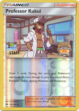 Professor Kukui (128/149) (Regional Championship Promo Staff) [Sun & Moon: Base Set] | Gamers Paradise