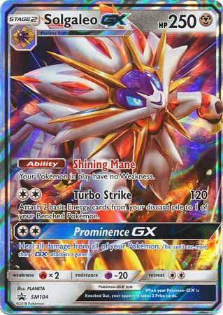 Solgaleo GX (SM104) (Jumbo Card) [Sun & Moon: Black Star Promos] | Gamers Paradise