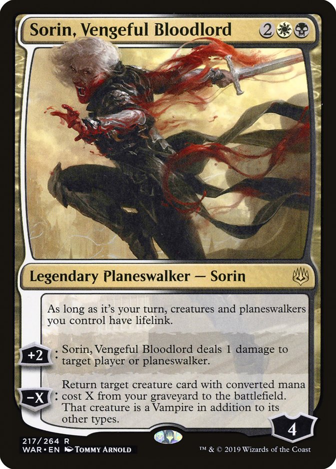 Sorin, Vengeful Bloodlord [War of the Spark] | Gamers Paradise