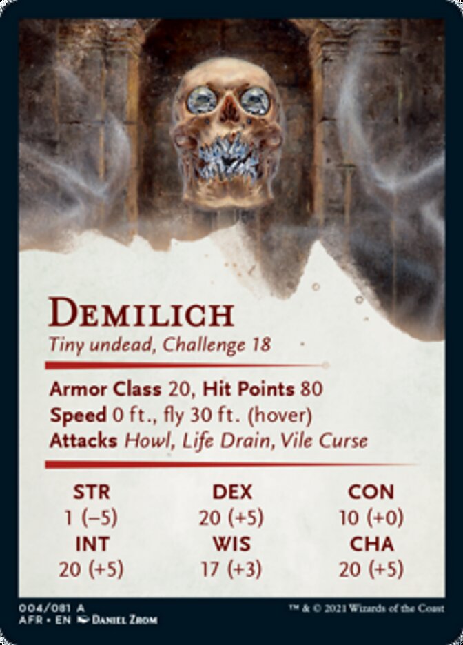 Demilich Art Card [Dungeons & Dragons: Adventures in the Forgotten Realms Art Series] | Gamers Paradise