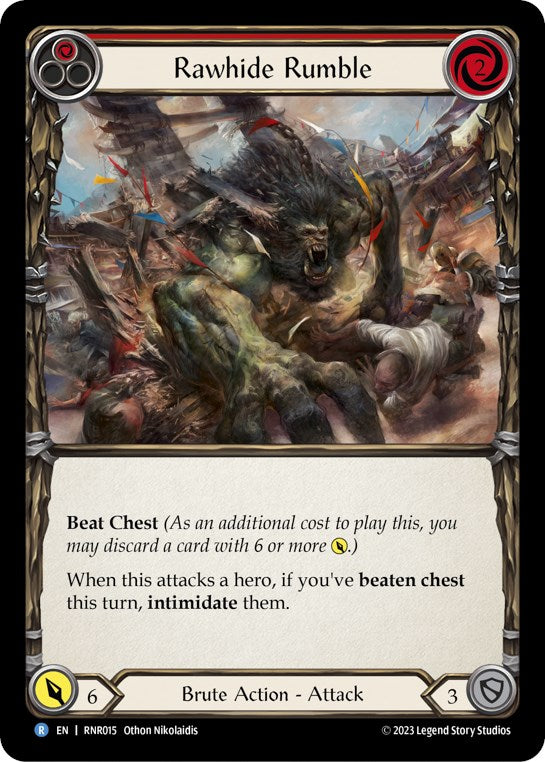 Rawhide Rumble (Red) [RNR015] (Rhinar Hero Deck) | Gamers Paradise