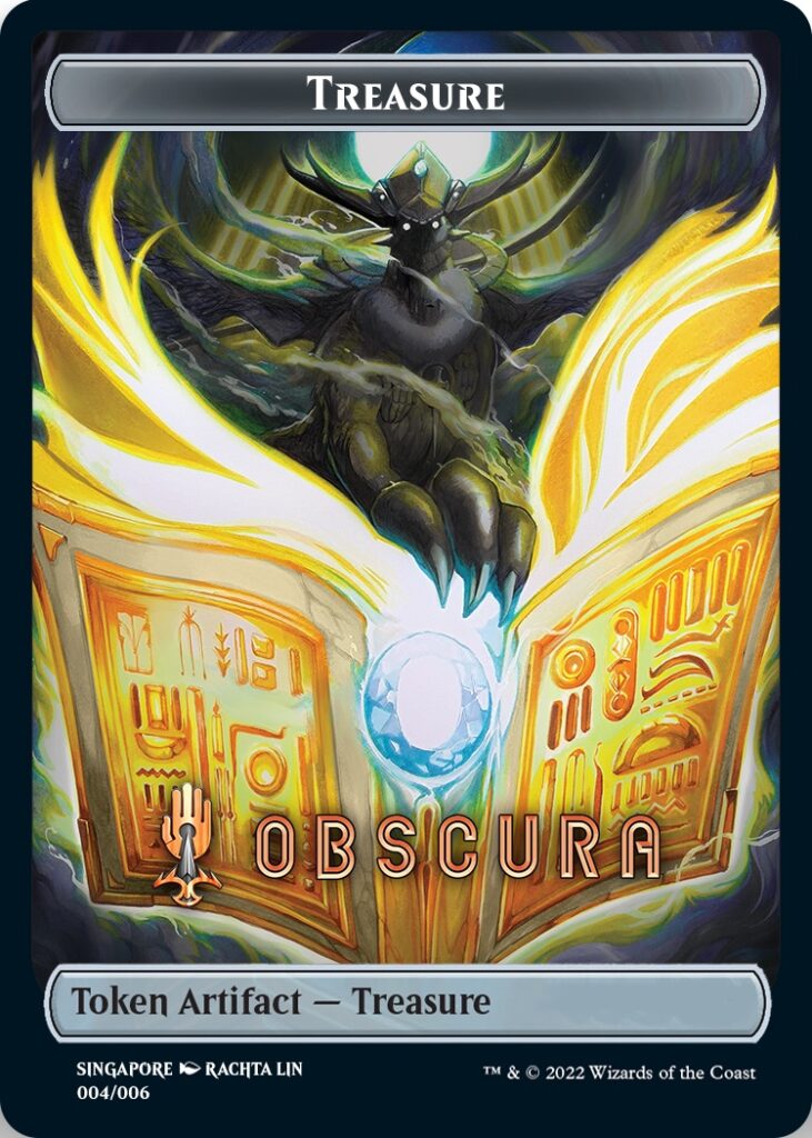 Treasure Token (Obscura) (Southeast Asia Artists) [Streets of New Capenna Tokens] | Gamers Paradise