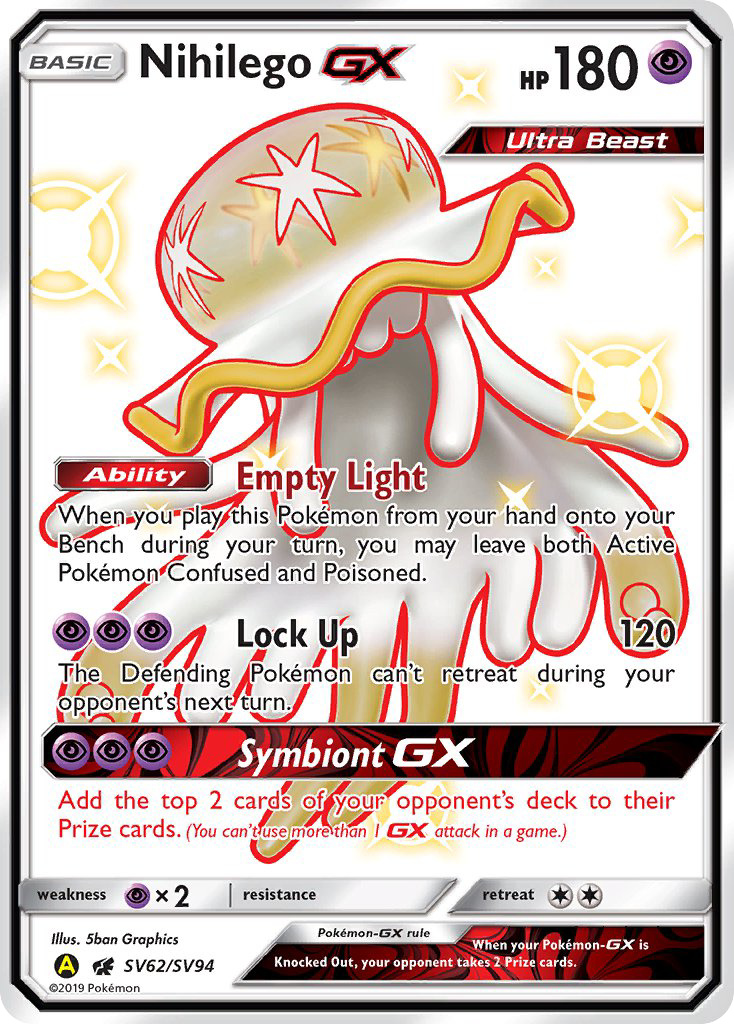 Nihilego GX (SV62/SV94) [Sun & Moon: Hidden Fates - Shiny Vault] | Gamers Paradise