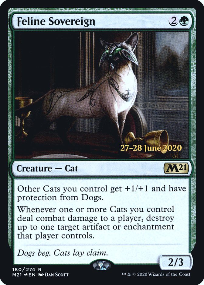 Feline Sovereign [Core Set 2021 Prerelease Promos] | Gamers Paradise