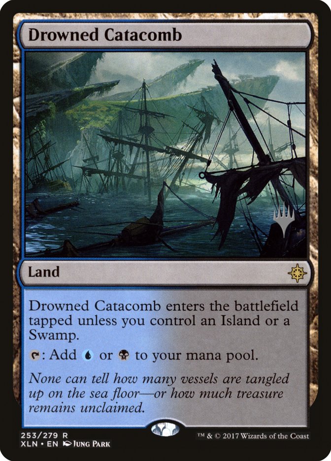 Drowned Catacomb (Promo Pack) [Ixalan Promos] | Gamers Paradise