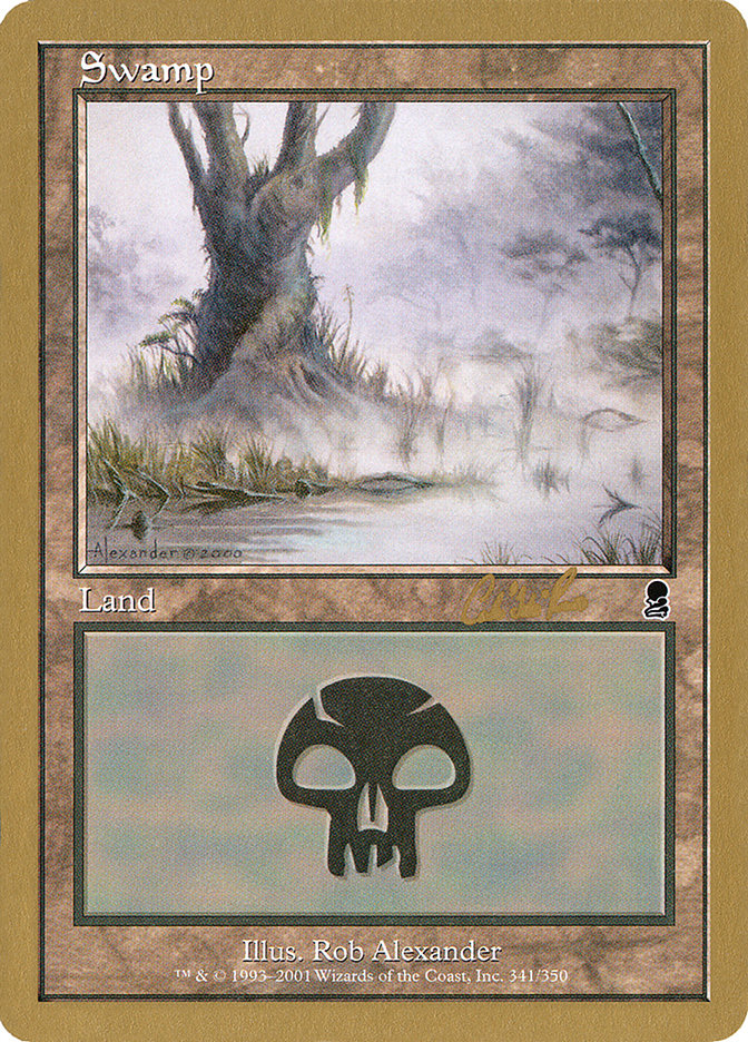 Swamp (cr341) (Carlos Romao) [World Championship Decks 2002] | Gamers Paradise