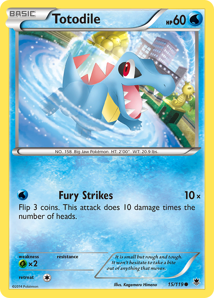 Totodile (15/119) [XY: Phantom Forces] | Gamers Paradise