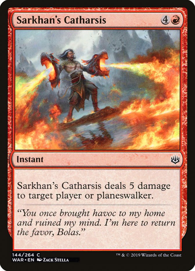 Sarkhan's Catharsis [War of the Spark] | Gamers Paradise