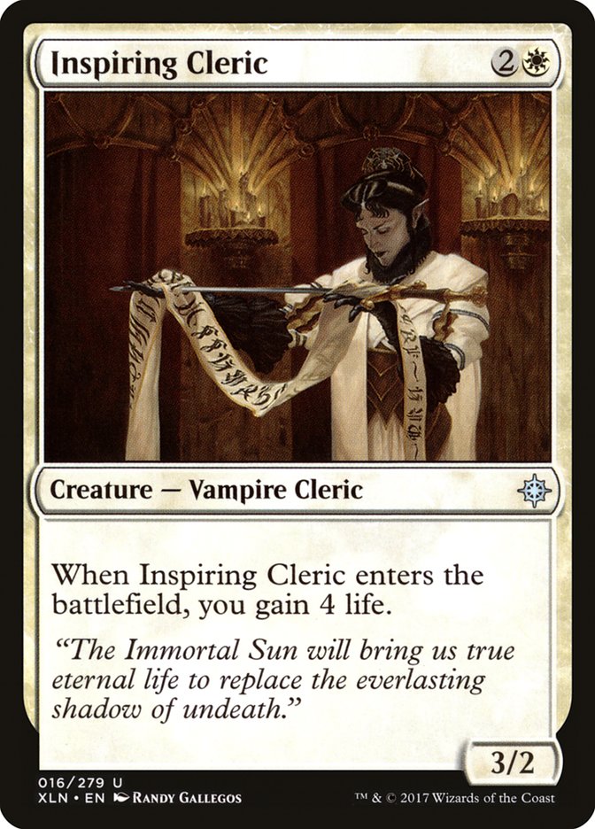 Inspiring Cleric [Ixalan] | Gamers Paradise