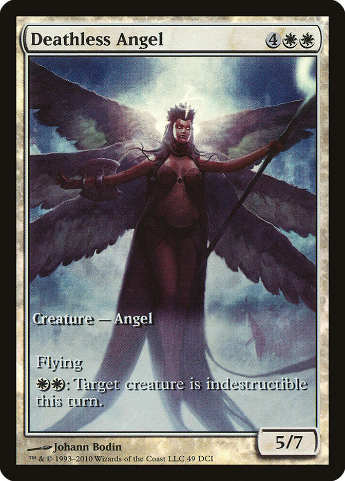 Deathless Angel (Game Day) (Extended Art) [Rise of the Eldrazi Promos] | Gamers Paradise