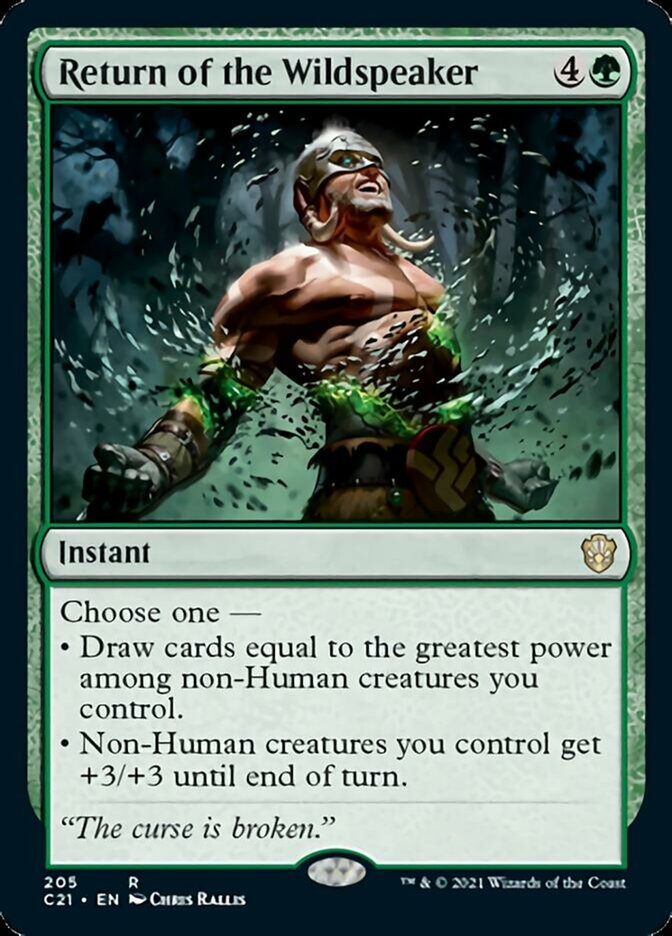 Return of the Wildspeaker [Commander 2021] | Gamers Paradise