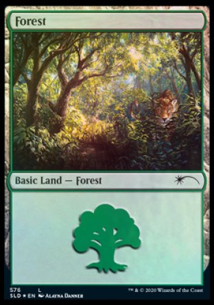 Forest (Cats) (576) [Secret Lair Drop Promos] | Gamers Paradise