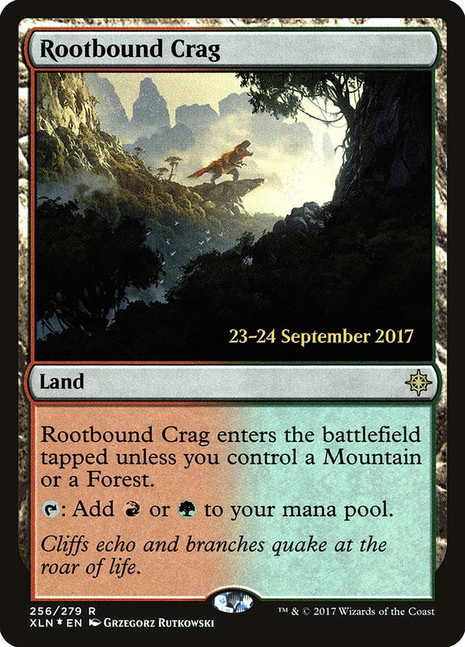 Rootbound Crag [Ixalan Prerelease Promos] | Gamers Paradise