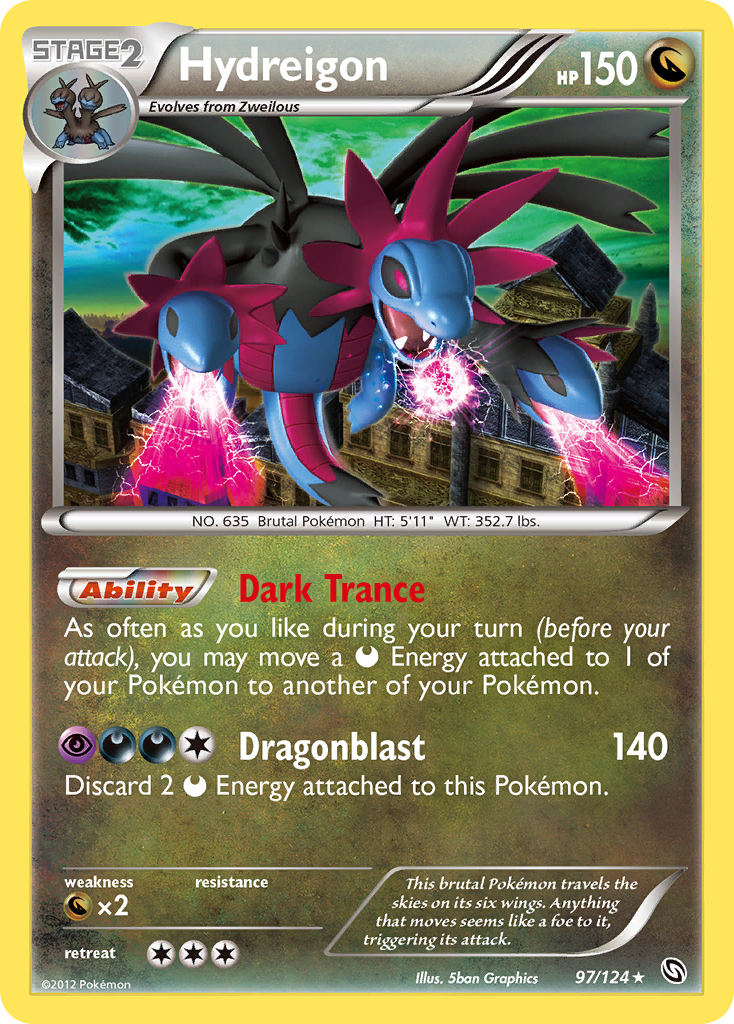 Hydreigon (97/124) [Black & White: Dragons Exalted] | Gamers Paradise