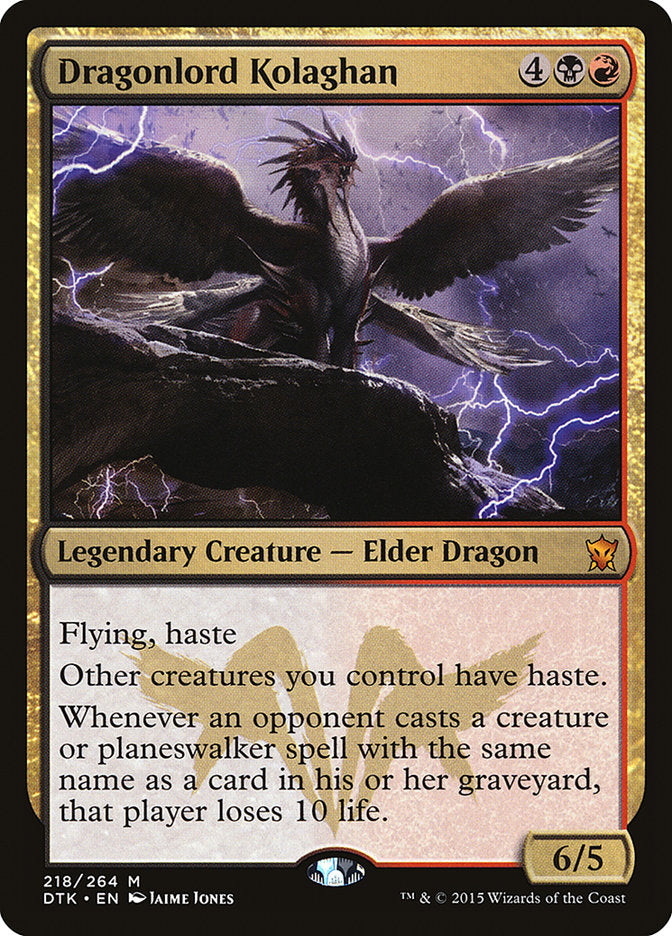 Dragonlord Kolaghan [Dragons of Tarkir] | Gamers Paradise