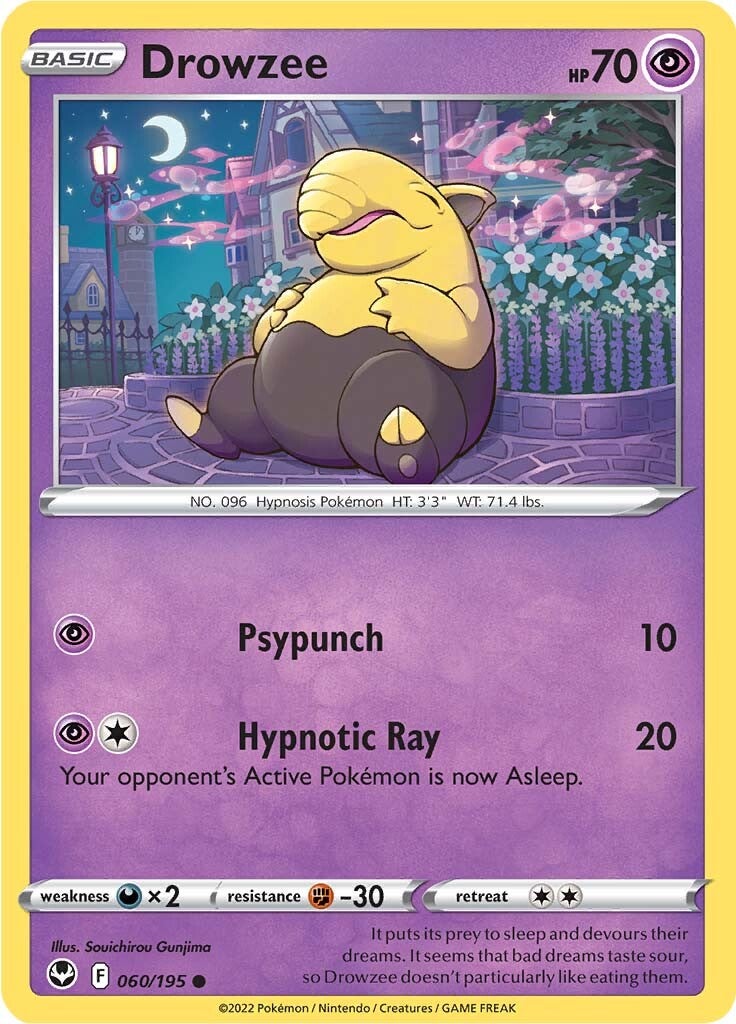 Drowzee (060/195) [Sword & Shield: Silver Tempest] | Gamers Paradise