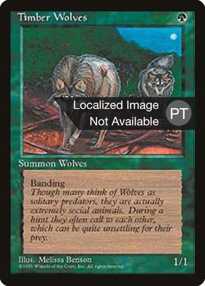 Timber Wolves [Fourth Edition (Foreign Black Border)] | Gamers Paradise