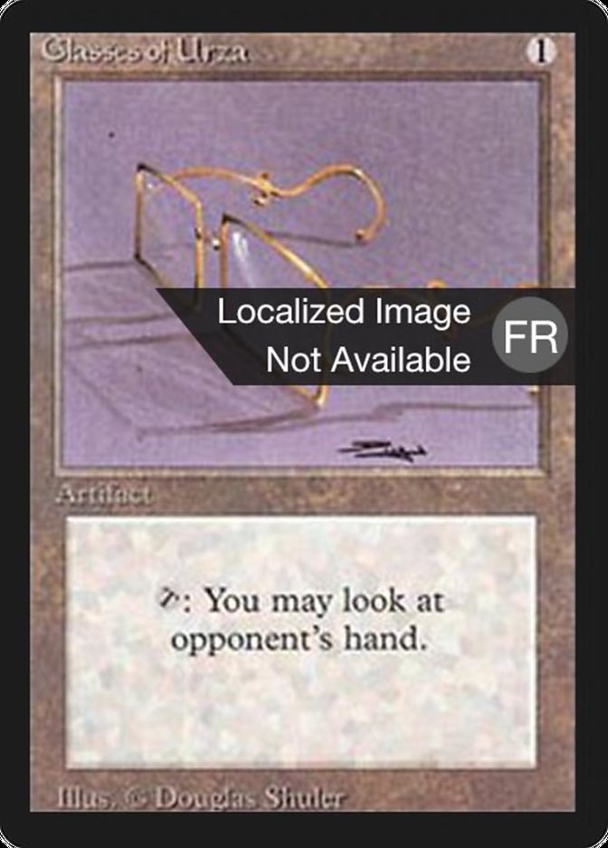 Glasses of Urza [Foreign Black Border] | Gamers Paradise