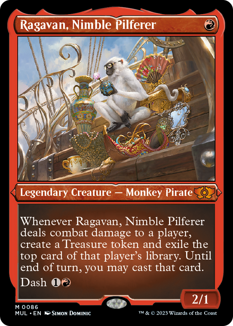 Ragavan, Nimble Pilferer (Foil Etched) [Multiverse Legends] | Gamers Paradise