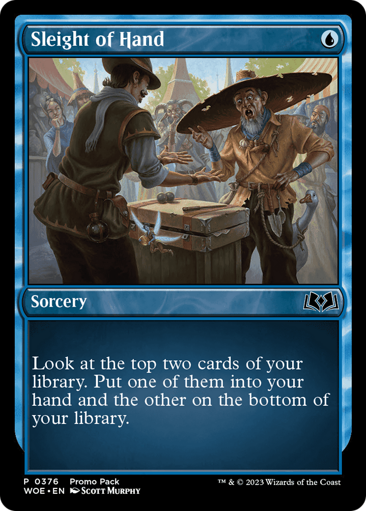 Sleight of Hand (Promo Pack) [Wilds of Eldraine Promos] | Gamers Paradise