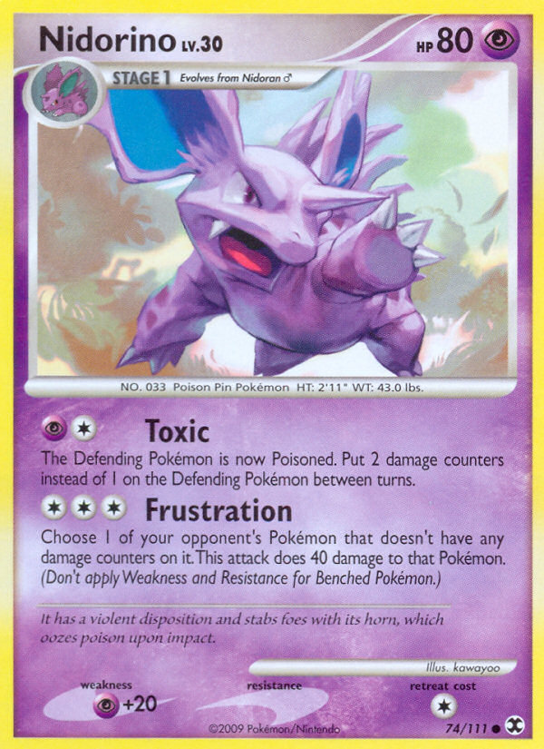 Nidorino (74/111) [Platinum: Rising Rivals] | Gamers Paradise