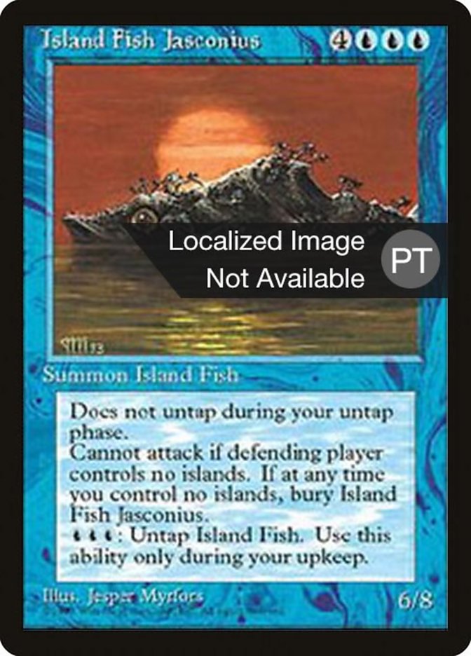 Island Fish Jasconius [Fourth Edition (Foreign Black Border)] | Gamers Paradise