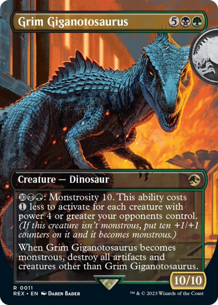 Grim Giganotosaurus (Borderless) [Jurassic World Collection] | Gamers Paradise
