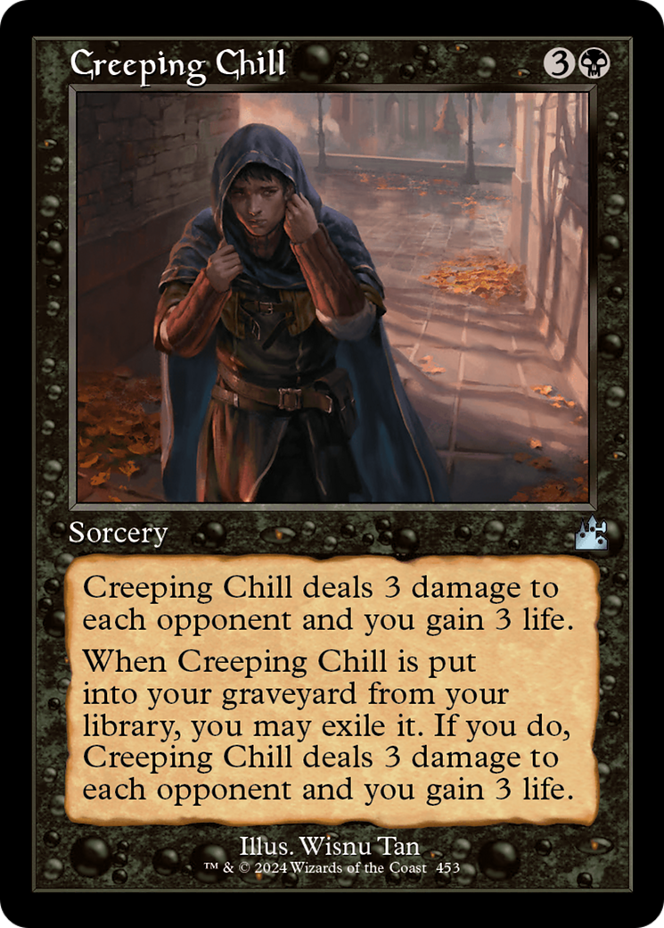 Creeping Chill (Retro Frame) [Ravnica Remastered] | Gamers Paradise