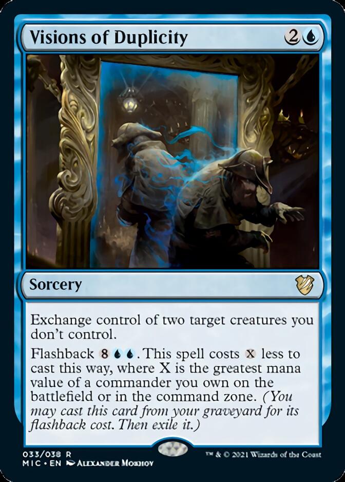 Visions of Duplicity [Innistrad: Midnight Hunt Commander] | Gamers Paradise