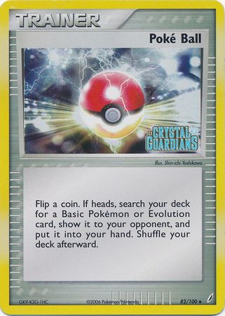 Poke Ball (82/100) (Stamped) [EX: Crystal Guardians] | Gamers Paradise