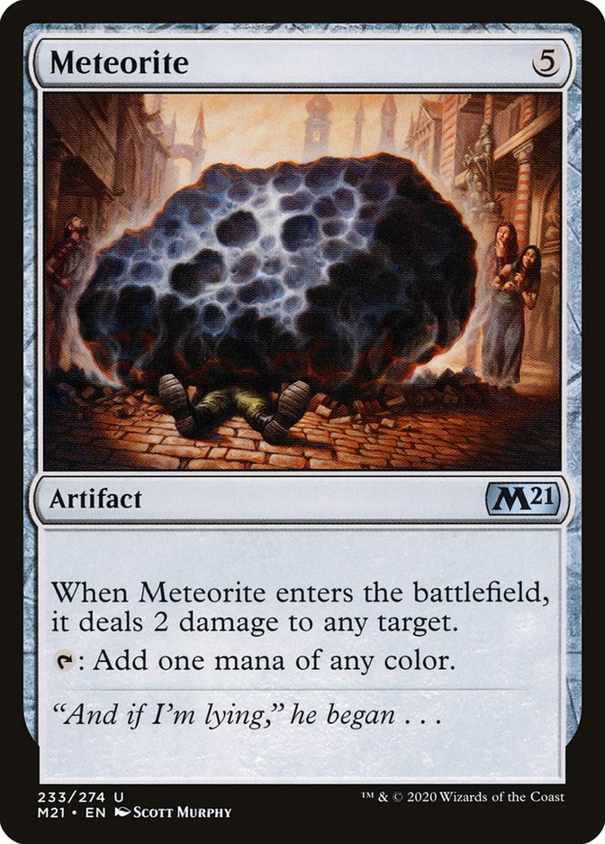 Meteorite [Core Set 2021] | Gamers Paradise