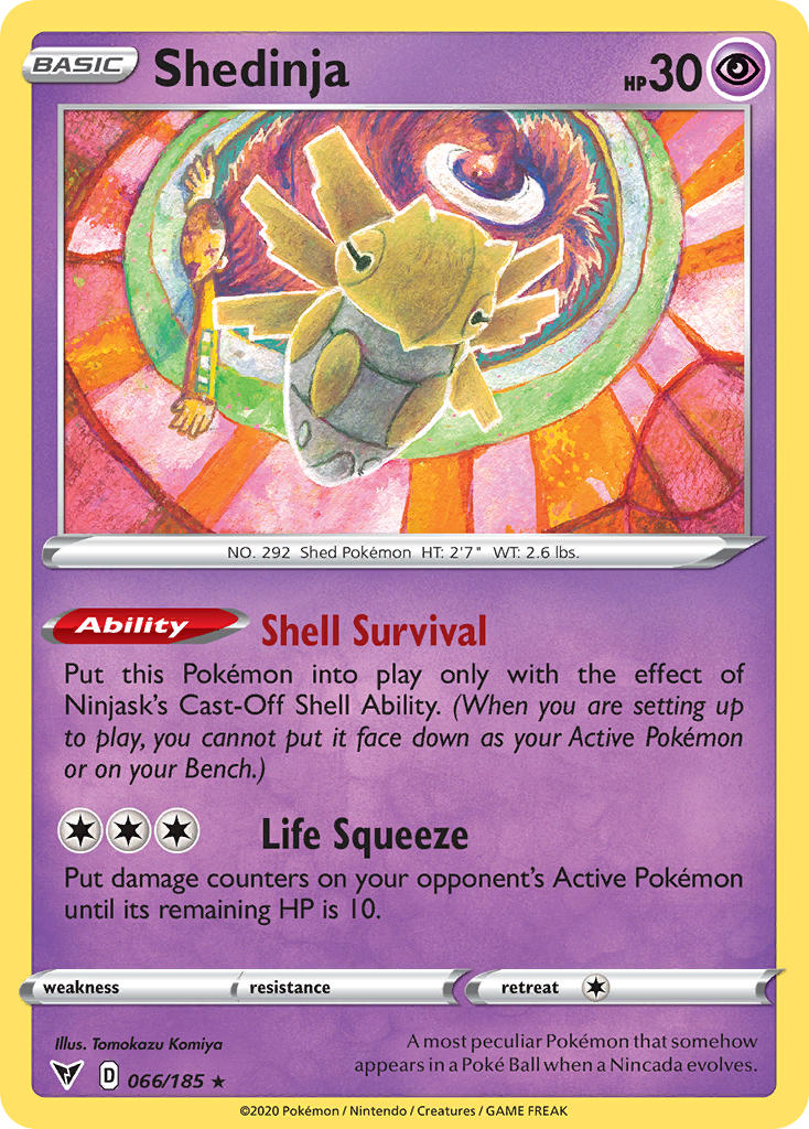 Shedinja (066/185) [Sword & Shield: Vivid Voltage] | Gamers Paradise