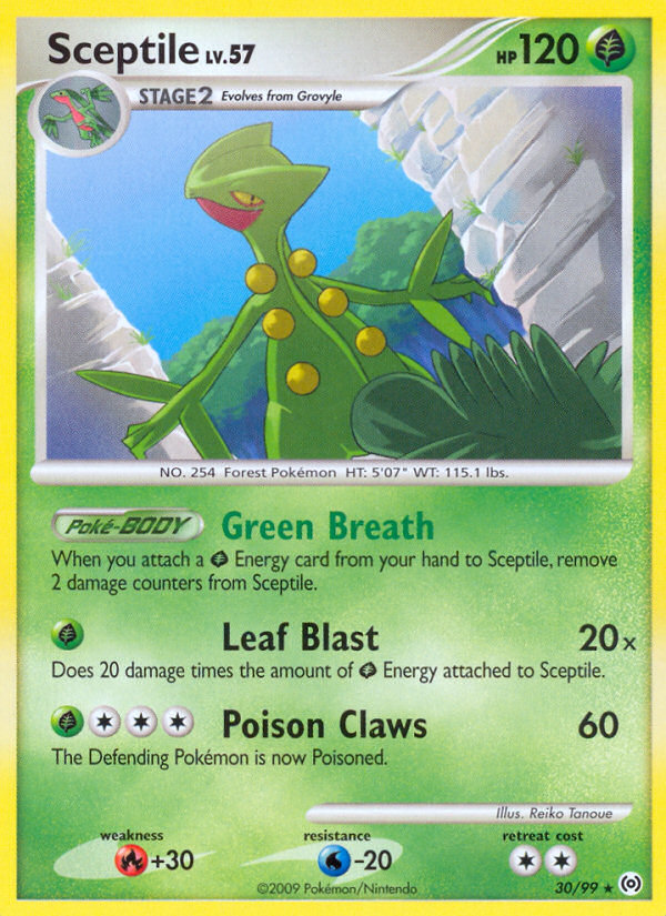 Sceptile (30/99) [Platinum: Arceus] | Gamers Paradise