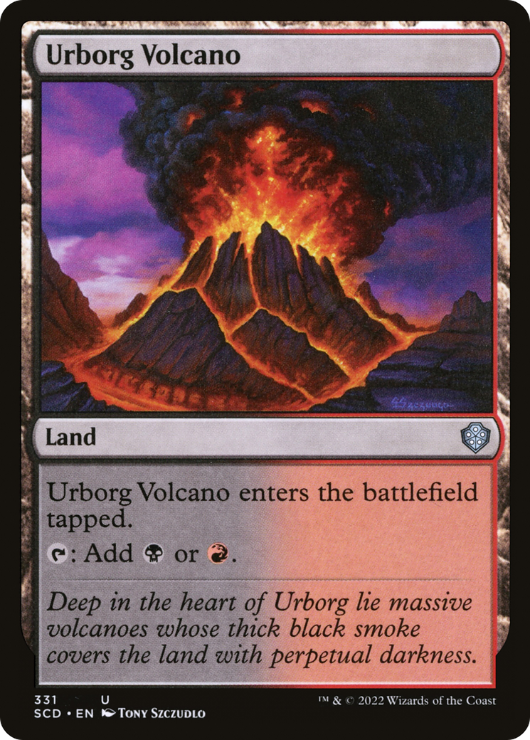 Urborg Volcano [Starter Commander Decks] | Gamers Paradise