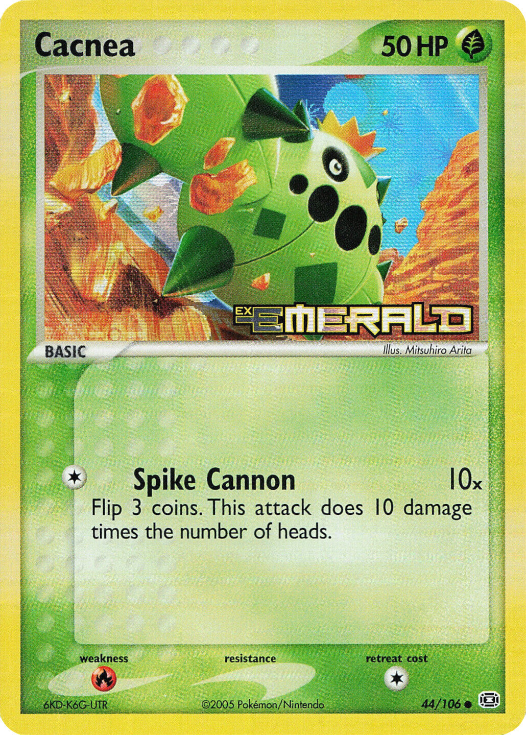 Cacnea (44/106) (Stamped) [EX: Emerald] | Gamers Paradise