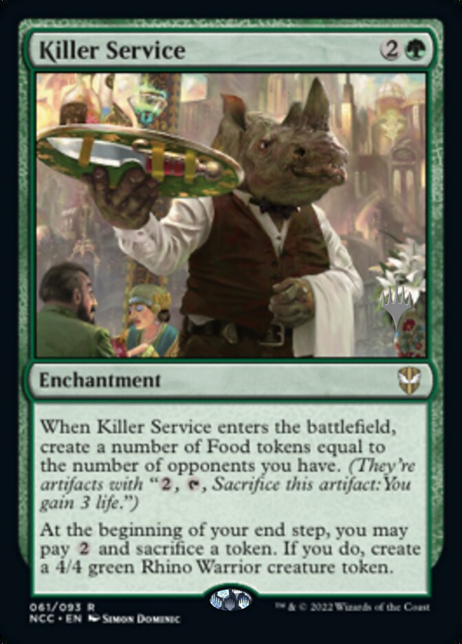 Killer Service (Promo Pack) [Streets of New Capenna Commander Promos] | Gamers Paradise