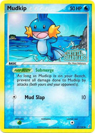 Mudkip (57/100) (Stamped) [EX: Crystal Guardians] | Gamers Paradise