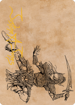 Lae'zel, Vlaakith's Champion Art Card (Gold-Stamped Signature) [Commander Legends: Battle for Baldur's Gate Art Series] | Gamers Paradise